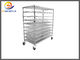 ESD SMT Reel Storage Trolley Anti Static Products ESD Rolling Industrial Metal Utility Koszyk